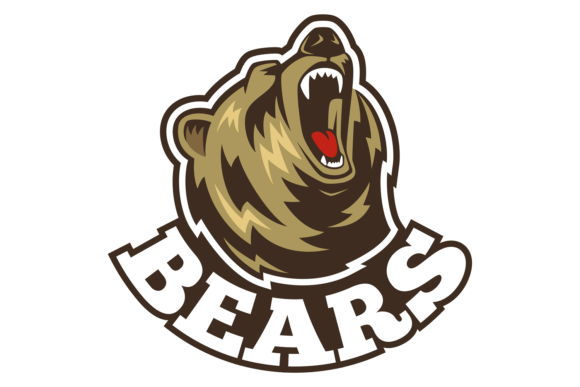 Bears Logo: A Powerful Animal Head Color B for Bold Branding