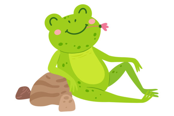 Bring Summer Vibes to Your Projects with This Frog Character