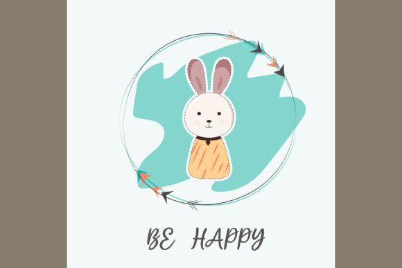 Bringing Whimsy to Life with Vector Card with Cute Cartoon Animal