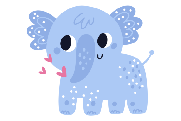 Charming Vectors: The Enduring Appeal of the Lovely Elephant Character
