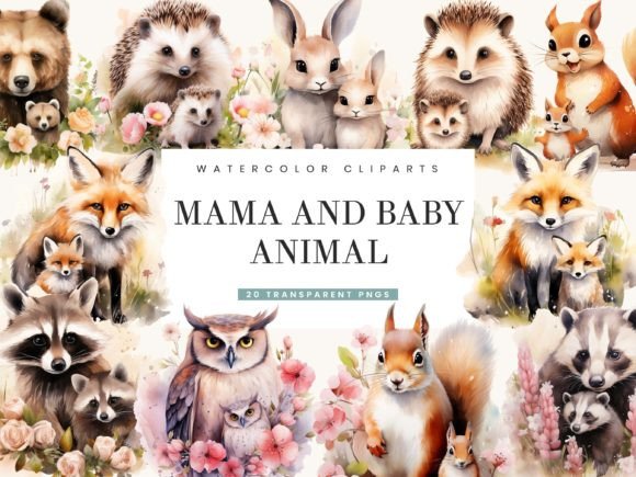 Charming Woodland Clipart for Cozy Creative Projects
