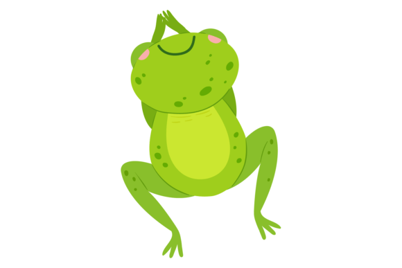 Jumping Frog: The Playful Power of a Funny Childish Animal Character