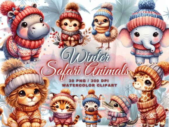 Safari Animals Clipart Jungle Animal PNG: Creative Charm