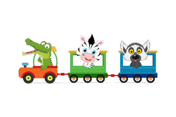 Why Cute Animal Cartoon with Train is a Design Game-Changer