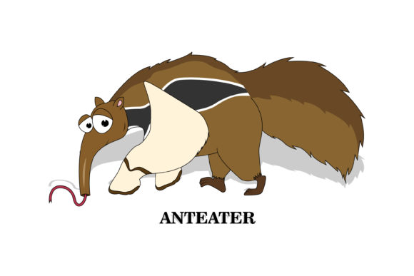 Why the Cute Anteater Animal Cartoon is a Must-Have Design Asset